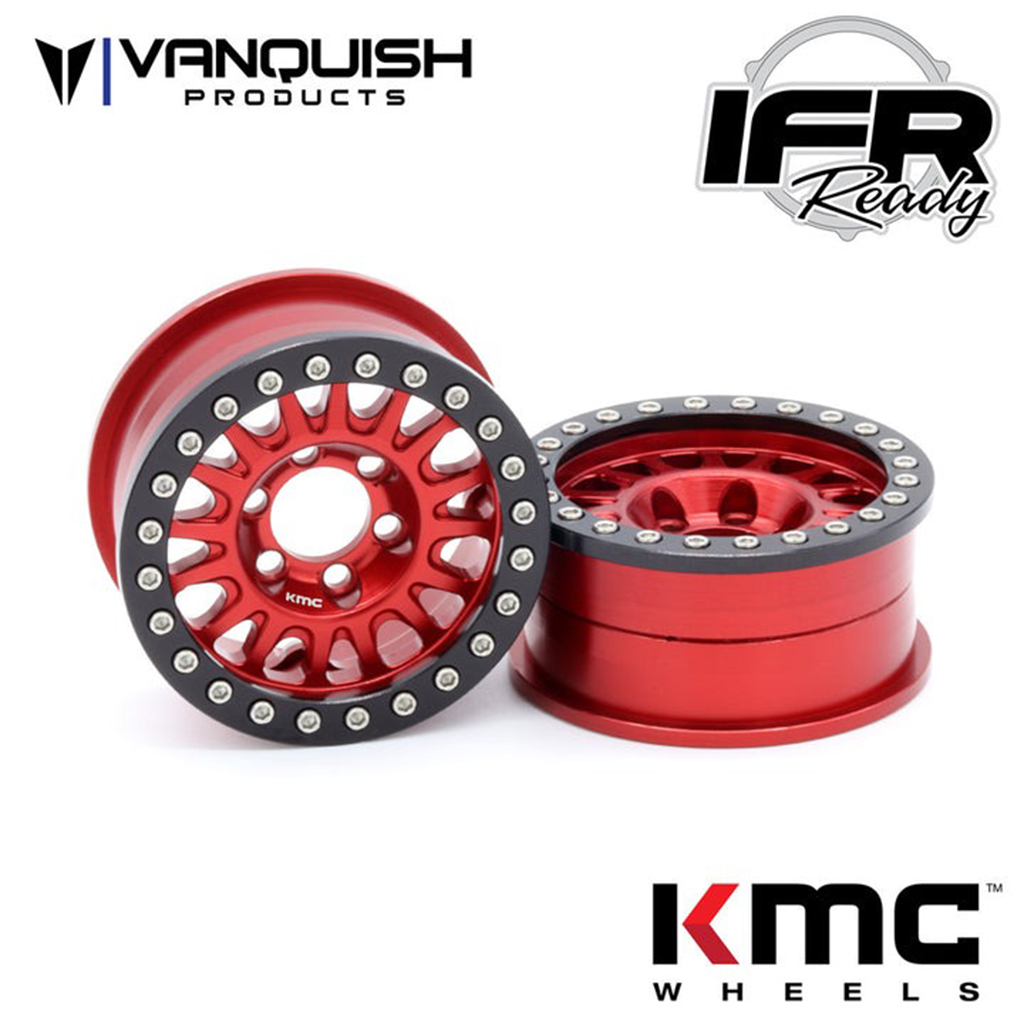 Vanquish KMC 1.9 KM445 Impact Red Anodized (VPS07804)
