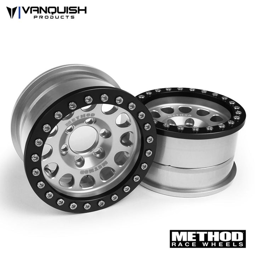 Vanquish Method 1.9 Race Wheel 105 Clear/Black (VPS07914)