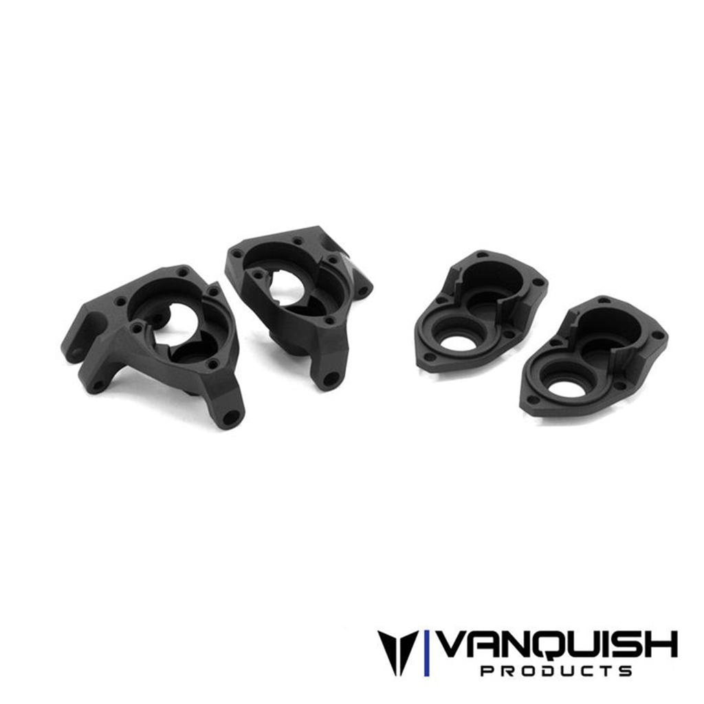 Vanquish F10 Portal Aluminum Front Knuckle - Black (VPS08640)