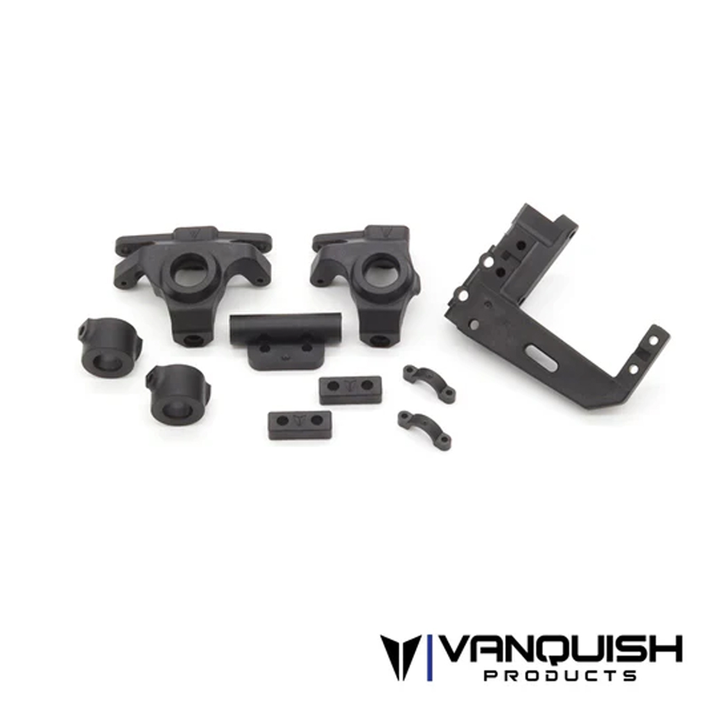 Vanquish H10 Hydro Front Axle Components - Blk (VPS08806)
