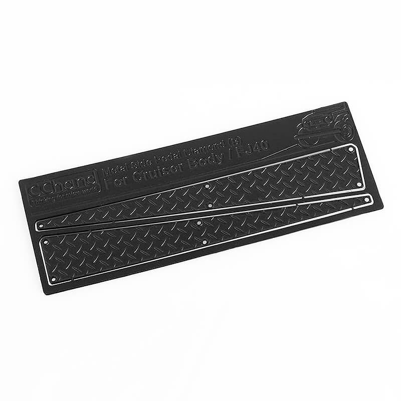 RC4WD Metal Side Diamond (B) Plates For RC4WD Cruiser Body (Black) (VVV-C0130)
