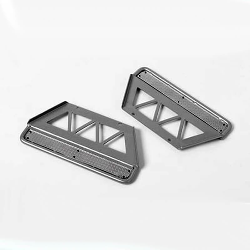 RC4WD Trifecta Side Sliders For Land Cruiser Lc70 Body (Silver) (VVV-C0418)