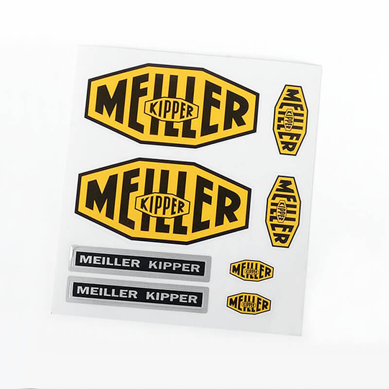 RC4WD Meiller Kipper Decal Set For Mercedes-Benz Arocs 3348 6X4 Tipper Truck (VVV-C0527)