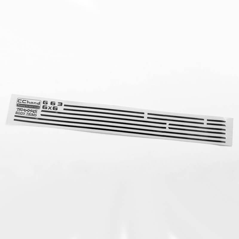 RC4WD Steel Body Decal Sheet For Traxxas Mercedes-Benz G Trucks (VVV-C0976)