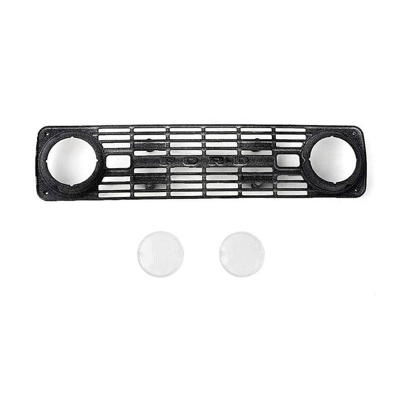 RC4WD Front Grille &amp; Lenses For Axial SCX10 Iii Early Ford Bronco (Gray) (VVV-C1270)