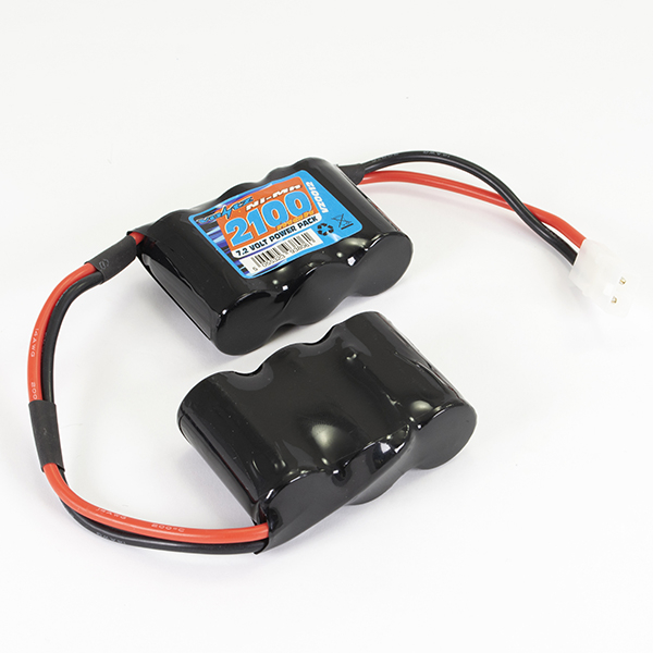 Voltz 2100mAh 7.2V NiMH Saddle Pack Battery W/Tamiya Connector (VZ0012)