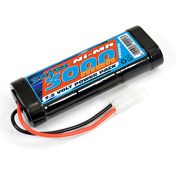 Voltz 3000mAh 7.2V NiMH Stick Battery W/Tamiya Connector (VZ0015)