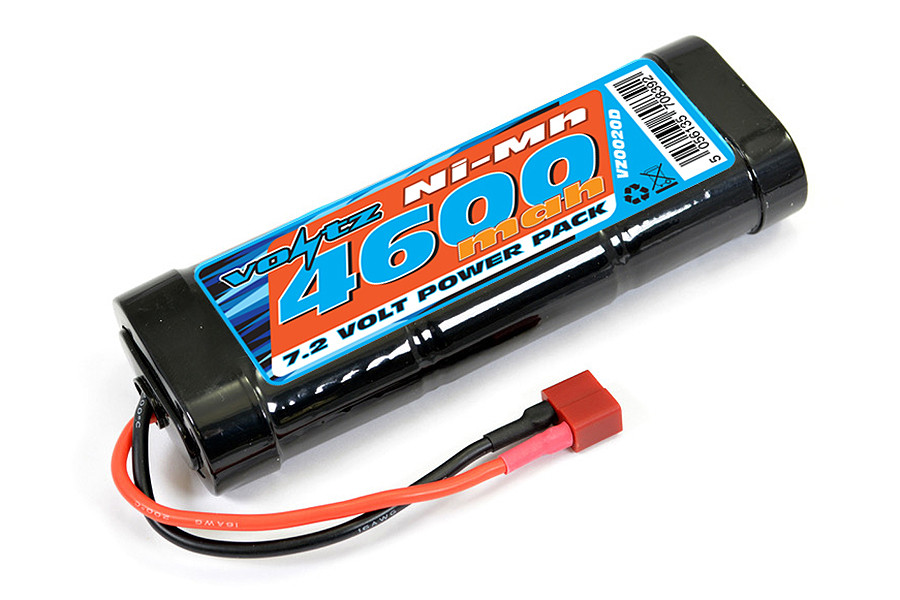 Voltz 4600mAh Stick Pack 7.2V W/Deans Connector (VZ0020D)