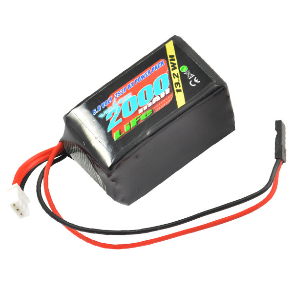 Voltz 2000mAh 2S 6.6V RX LiFE Hump Battery Pack (VZ0251)