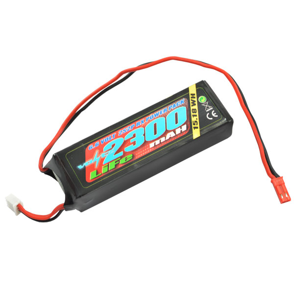 Voltz 2300mAh 2S 6.6V RX LiFE Straight Battery Pack (VZ0260)