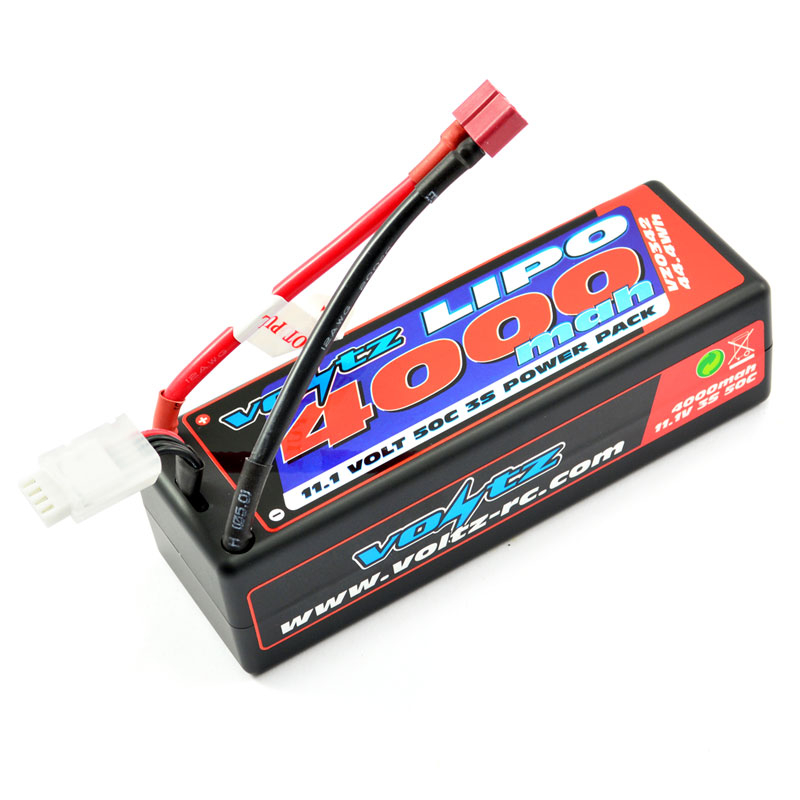 Voltz 4000mAh 3S 11.1V 50C Hardcase LiPO Stick Pack Battery (VZ0342)