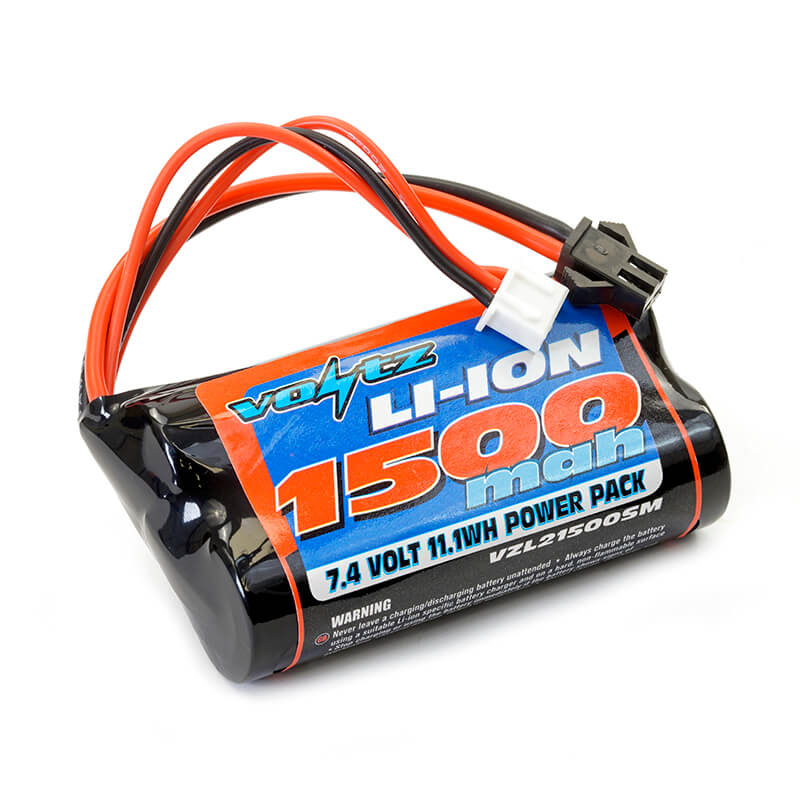 Voltz Li-Ion 7.4V 1500Mah Battery With SM2.5 Connector (VZL21500SM)