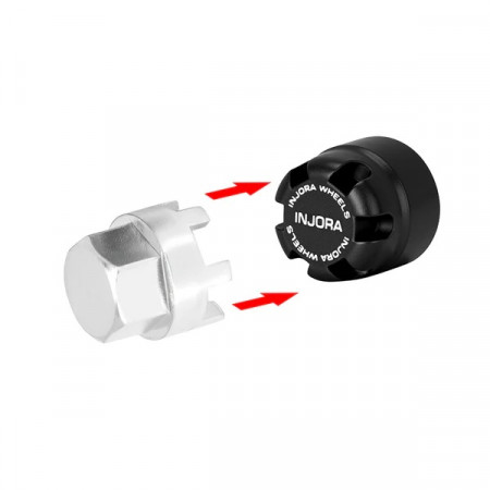 INJORA BUG30 Clear Body with Magnetic Mount for 1/30 SCX30 (BUG30-CL)