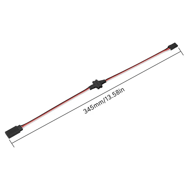 INJORA Magnetic Snap-on JR Extension Cable for RC Models (WIRE10-34)
