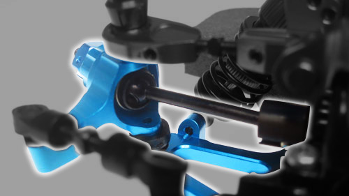 Yeah Racing Aluminium Essential Conversion Kit Tamiya TT02 (TT02-S01BU)