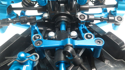 Yeah Racing Aluminium Conversion Kit Tamiya TT02 Blue (CK-TT02BU)
