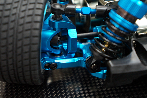Yeah Racing Aluminium Long-Span Suspension Arms & Knuckles Performance Upgrade Kit Tamiya M05 M06 (TAMC-S01BU)