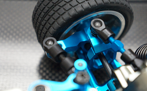 Yeah Racing Aluminium Long-Span Suspension Arms & Knuckles Performance Upgrade Kit Tamiya M05 M06 (TAMC-S01BU)