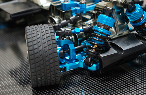 Yeah Racing Aluminium Long-Span Suspension Arms & Knuckles Performance Upgrade Kit Tamiya M05 M06 (TAMC-S01BU)