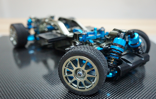 Yeah Racing Aluminium Long-Span Suspension Arms & Knuckles Performance Upgrade Kit Tamiya M05 M06 (TAMC-S01BU)