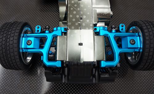 Yeah Racing Aluminium Long-Span Suspension Arms & Knuckles Performance Upgrade Kit Tamiya M05 M06 (TAMC-S01BU)