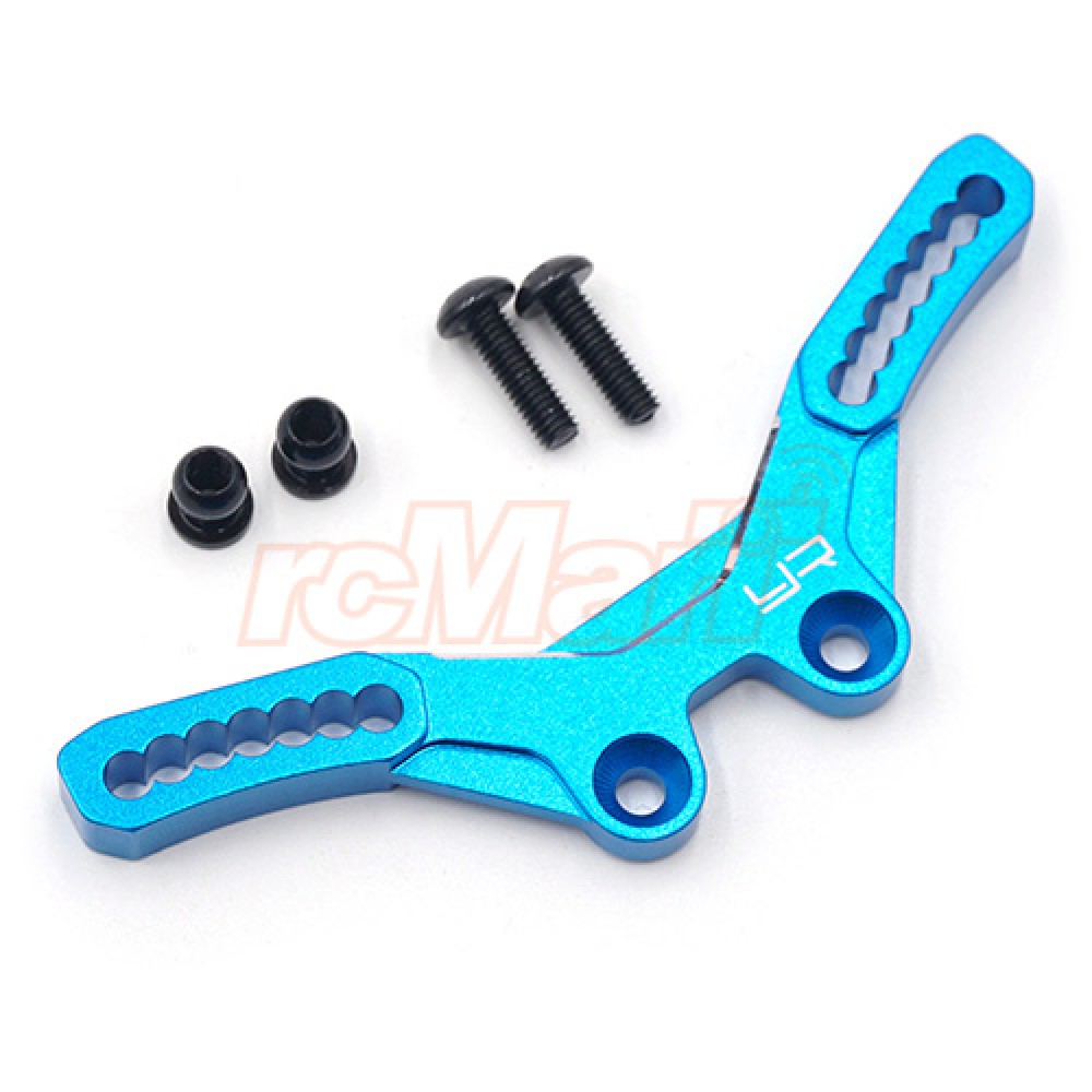 Yeah Racing Aluminum Rear Damper Stay Tamiya M07 - Blue (TAMC-026BU)