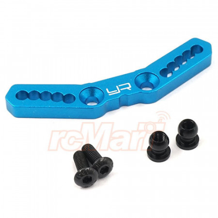 Yeah Racing Aluminum Front Damper Stay Tamiya M08 - Blue (TAMC-073BU)