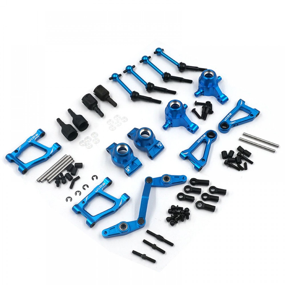 Yeah Racing Rapid Performance Essential Upgrade Kit Blue Tamiya TT01 TT01E (TATT-S06BU)