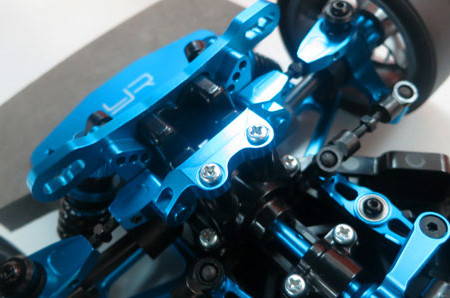 Yeah Racing Aluminium Upper Suspension Mount TT02 (TT02-010BU)
