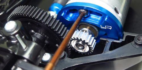 Yeah Racing Aluminium Adjustable Motor Mount TT02, TT02B, TT02S (TT02-013BU)