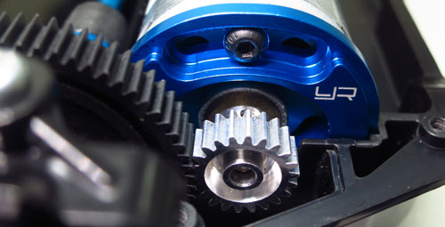 Yeah Racing Aluminium Adjustable Motor Mount TT02, TT02B, TT02S (TT02-013BU)