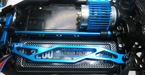 Yeah Racing Aluminium Battery Plate For Tamiya TT02 TT02B (TT02-022BU)