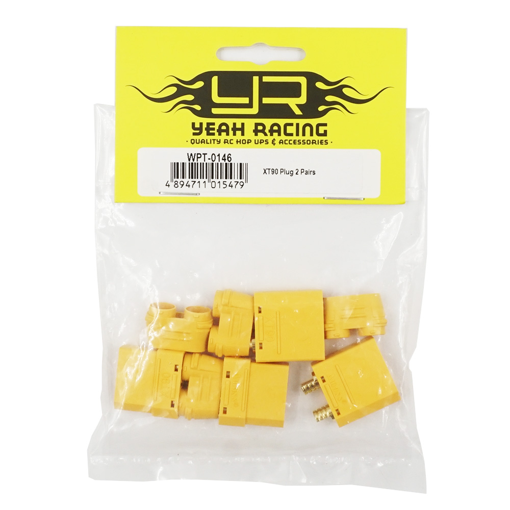 Yeah Racing XT90 Plug With Cover (Male & Female) 2pairs (WPT-0146)