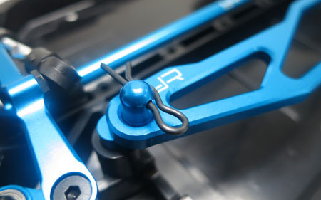 Yeah Racing Aluminum Battery Post Tamiya TT02 TT02B (TT02-021BU)
