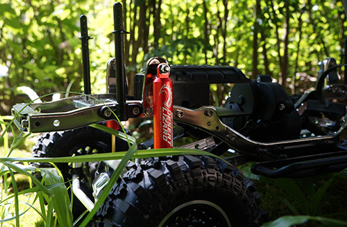 Yeah Racing 110mm Desert Lizard Two Stage Internal Spring Damper Pair Black (DDL-110BK)