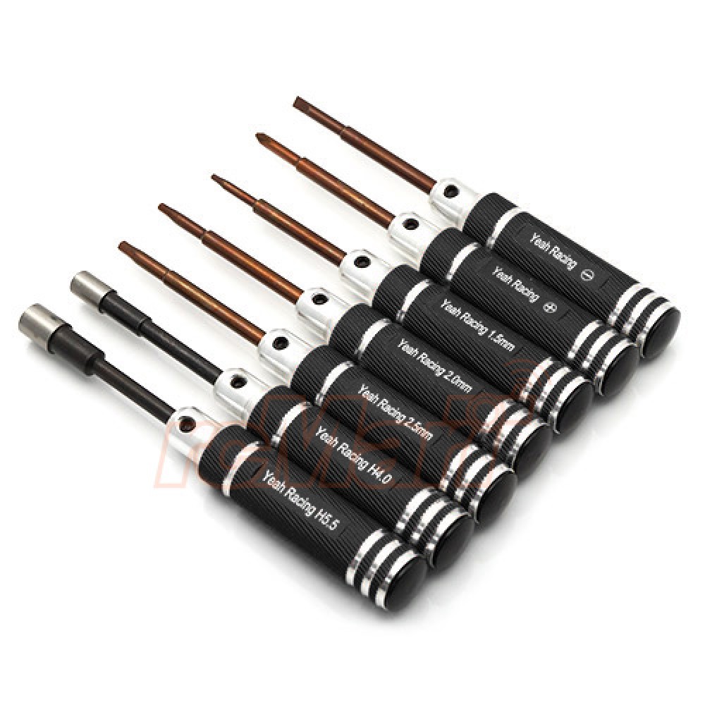 Yeah Racing Mini Tools Set w/ Tool Bag - Black (YT-0136BK)