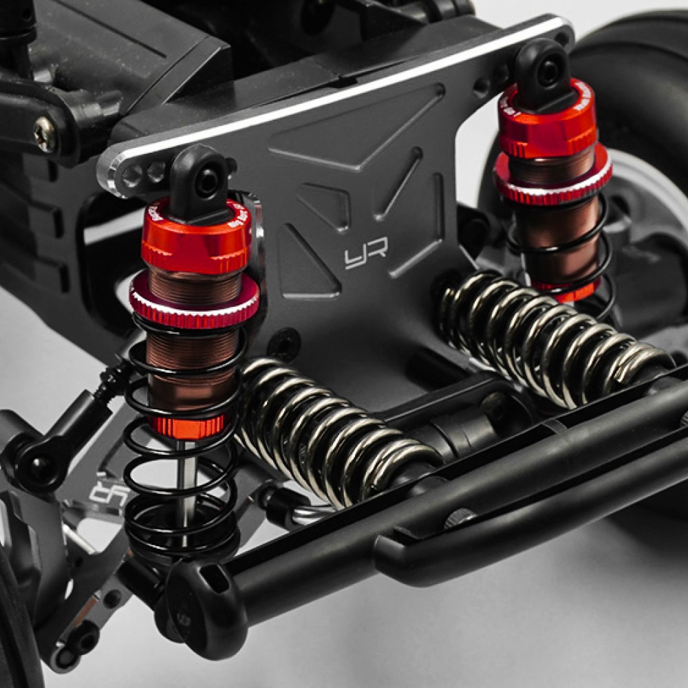 Yeah Racing Aluminium Big Bore Go 50mm Damper Set 4pcs 1/10 RC Touring Car Red (BBG-0050RD)