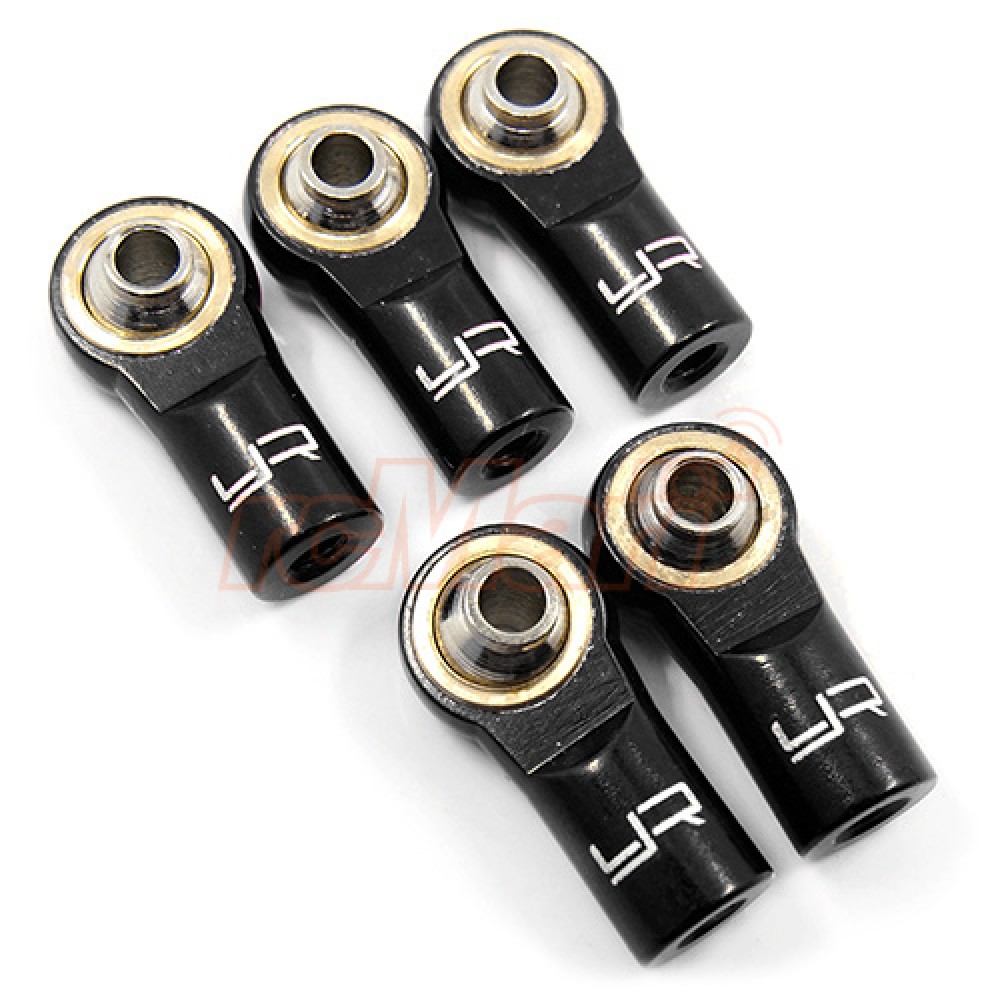 Yeah Racing Aluminium M3 Rod Ends (5pcs) Black (YA-0550BK)