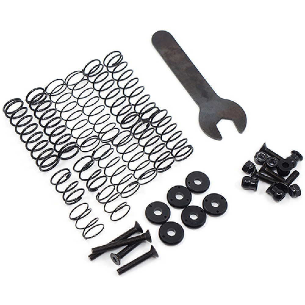 Yeah Racing 110mm Desert Lizard Two Stage Internal Spring Damper Pair Black (DDL-110BK)