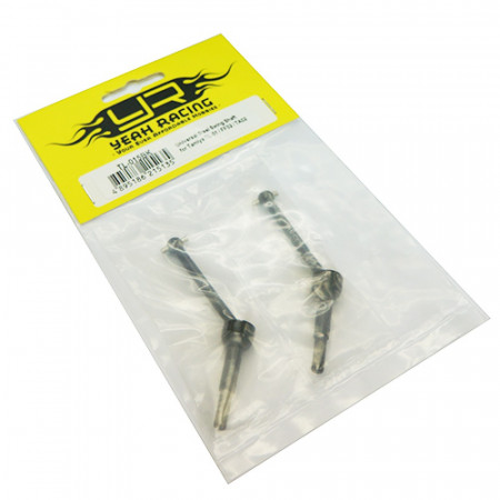 Yeah Racing 38mm Universal Steel Swing Shaft for Tamiya TL01 FF02 TA01 TA02 (TL-015BK)