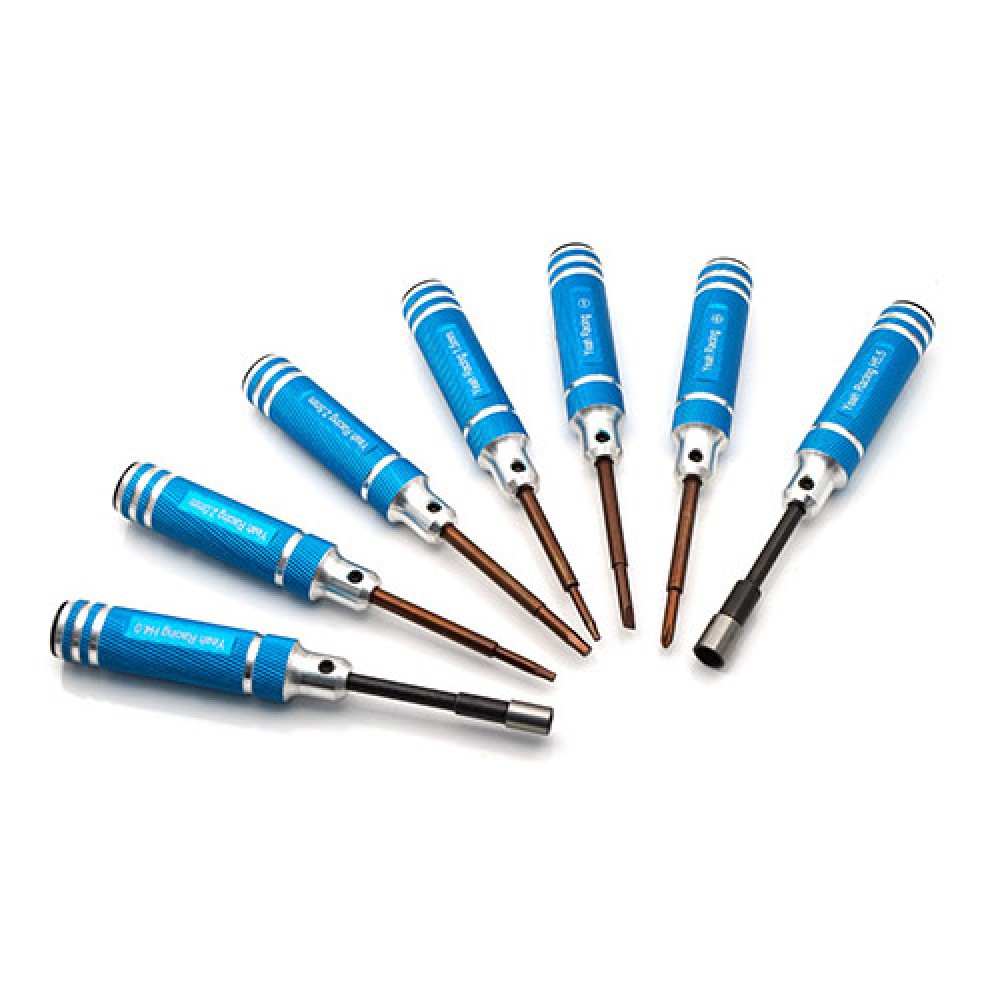 Yeah Racing Mini Tools Set w/ Tool Bag - Blue (YT-0136BU)