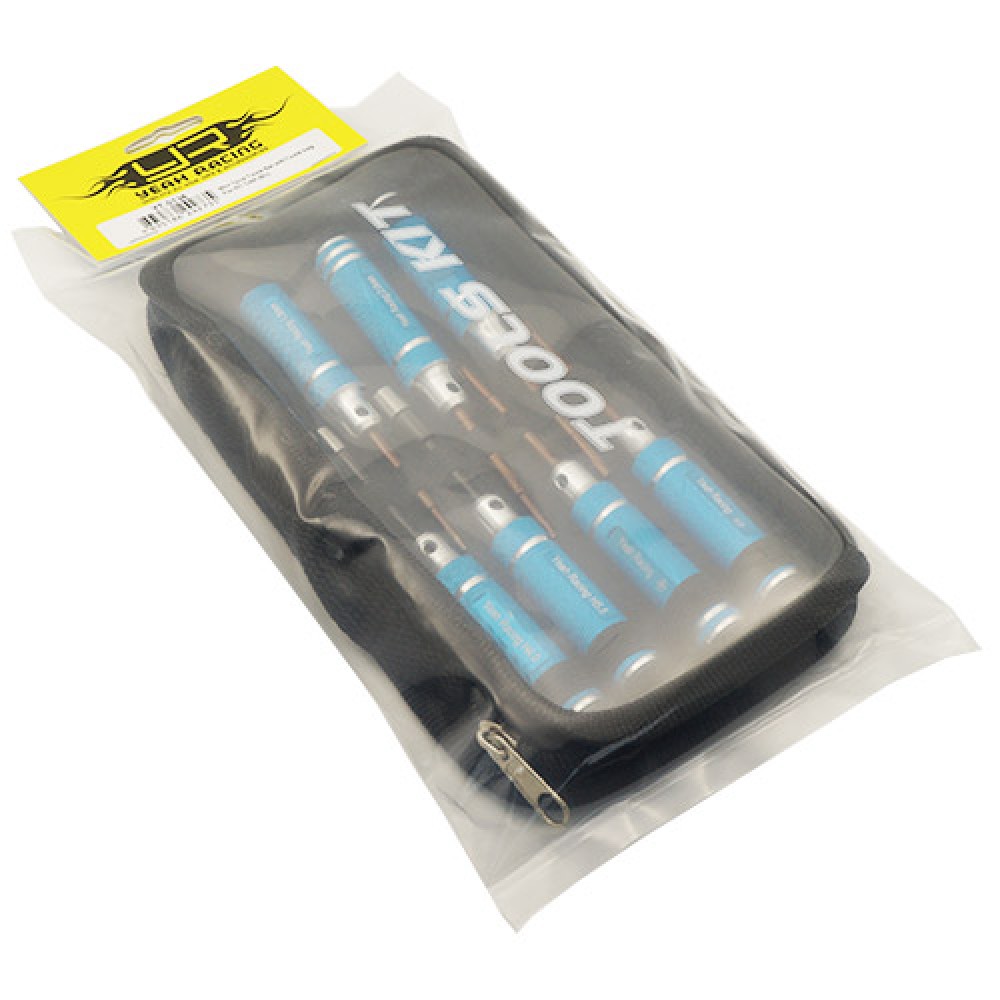 Yeah Racing Mini Tools Set w/ Tool Bag - Blue (YT-0136BU)