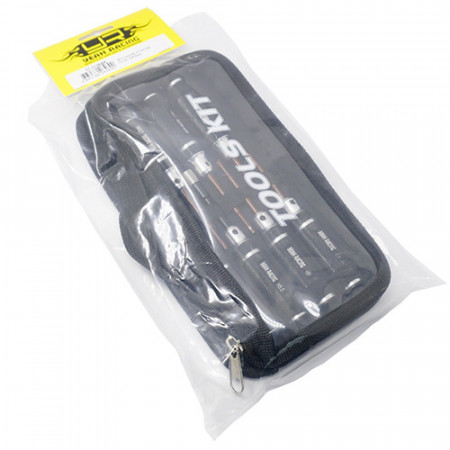 Yeah Racing Mini Tools Set w/ Tool Bag - Black (YT-0136BK)
