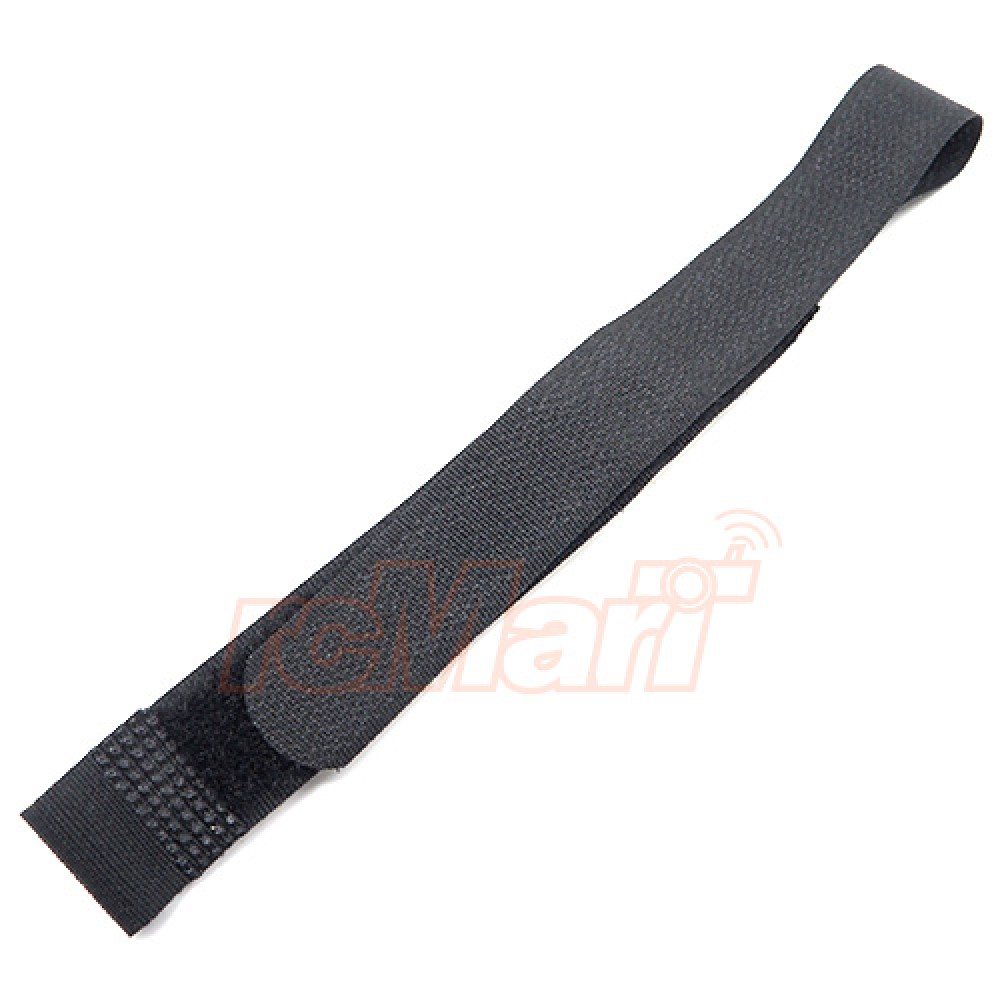 Yeah Racing LiPo &amp; Sub-C Battery Straps Black 1Pcs (BT-0014)