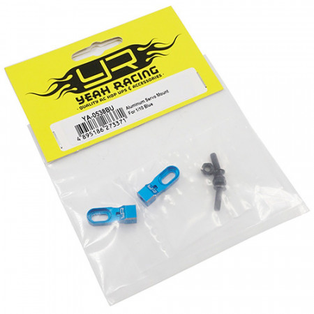 Yeah Racing Aluminium Height Adjustable Servo Mount Blue (YA-0538BU)
