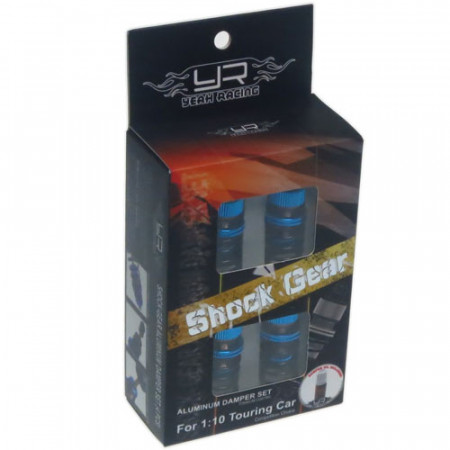 Yeah Racing Shock-Gear 55mm Damper Set for 1/10 RC Touring Car Blue (DSG-0055BU)