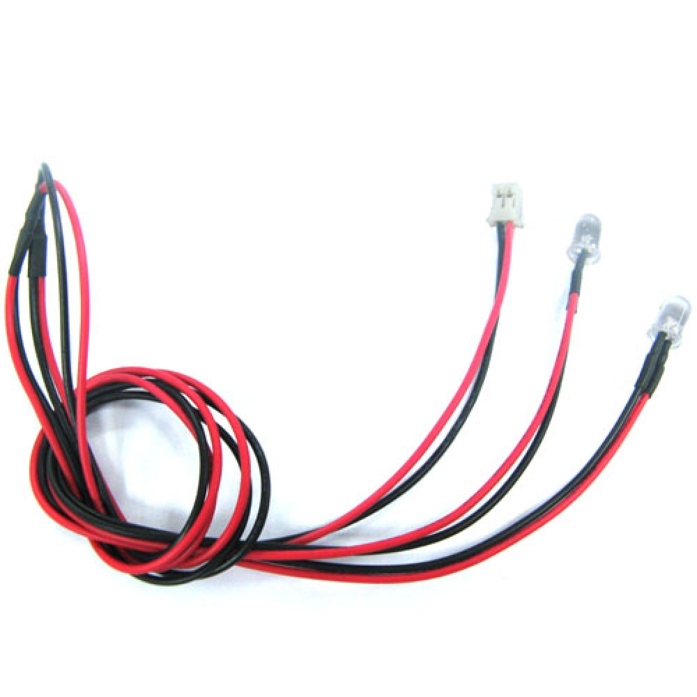 Yeah Racing 5MM LED Light Set - Red (LK-0009RD)