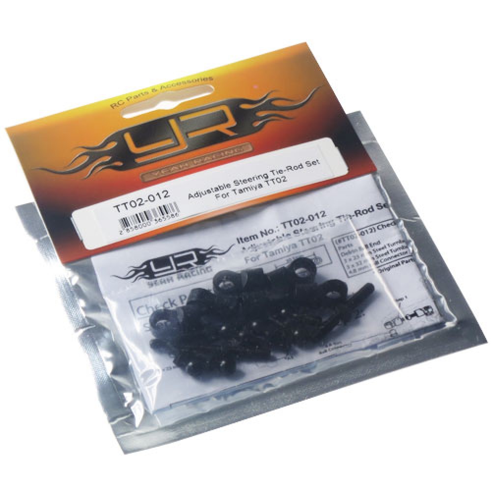 Yeah Racing Adjustable Steering Tie-Rod Set Tamiya TT02 (TT02-012)