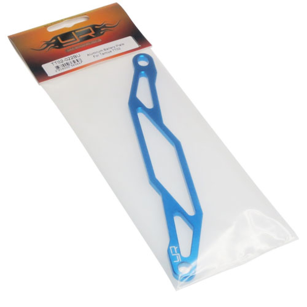Yeah Racing Aluminium Battery Plate For Tamiya TT02 TT02B (TT02-022BU)