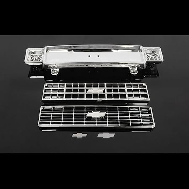 RC4WD Chevrolet Blazer &amp; K10 Chrome Front Grill W/Optional I (Z-B0124)